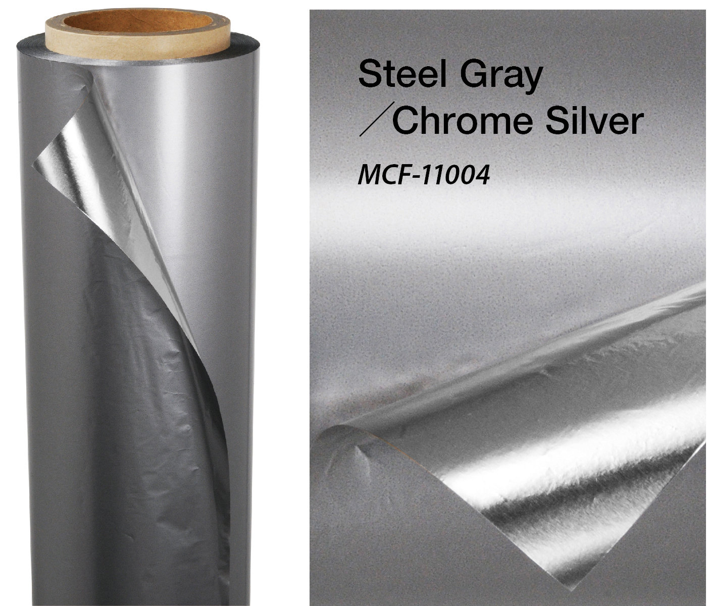 Steel Gray / Chrome Silver